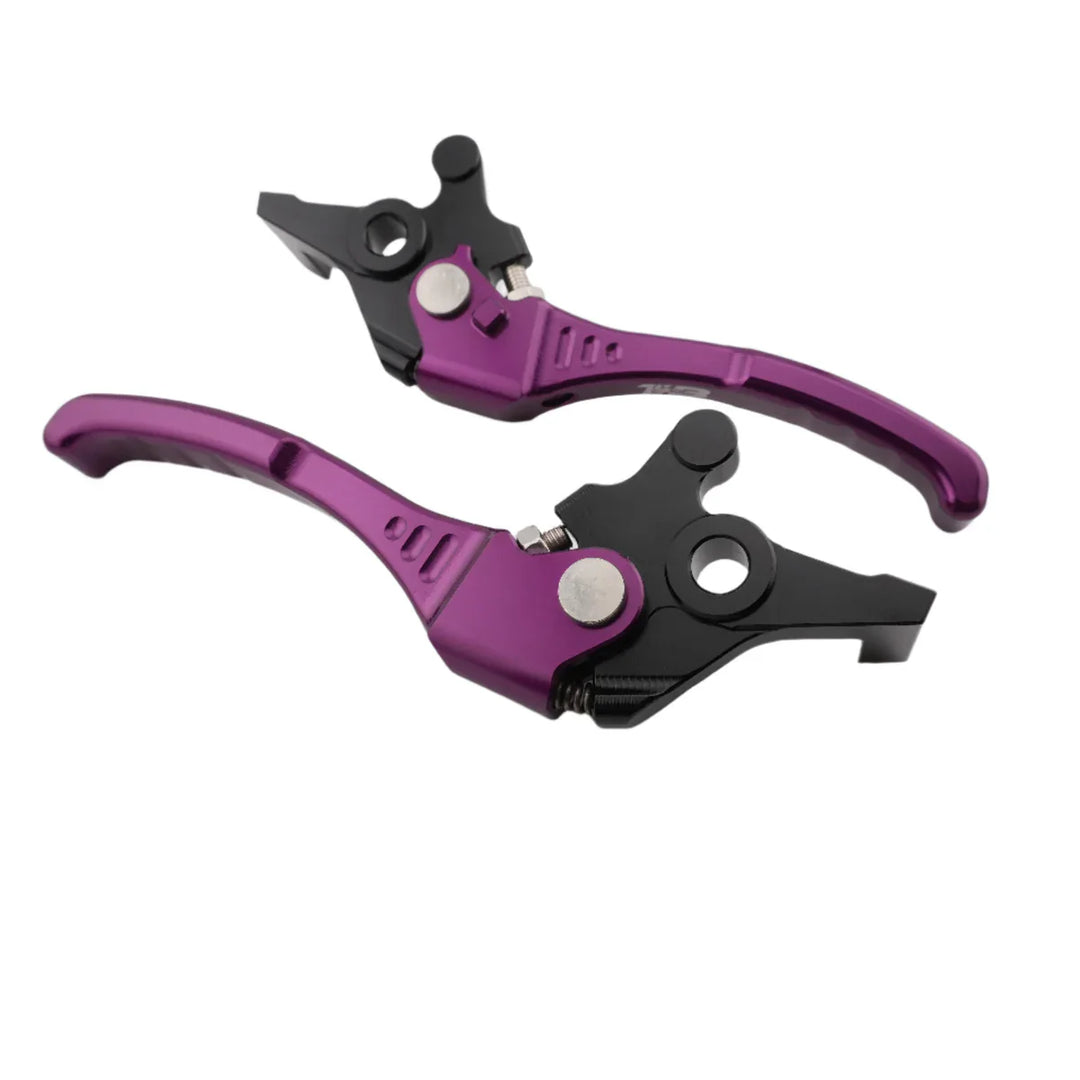Kurzer lila CNC-Bremshebel aus 6061 Aluminium für E-Ride Pro SR / SS 3.0