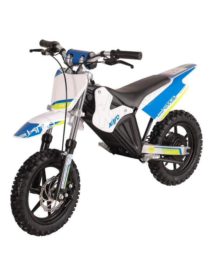 KAYO eKMB Mini – Weiß, Blau und Neongelb – Ansicht 3