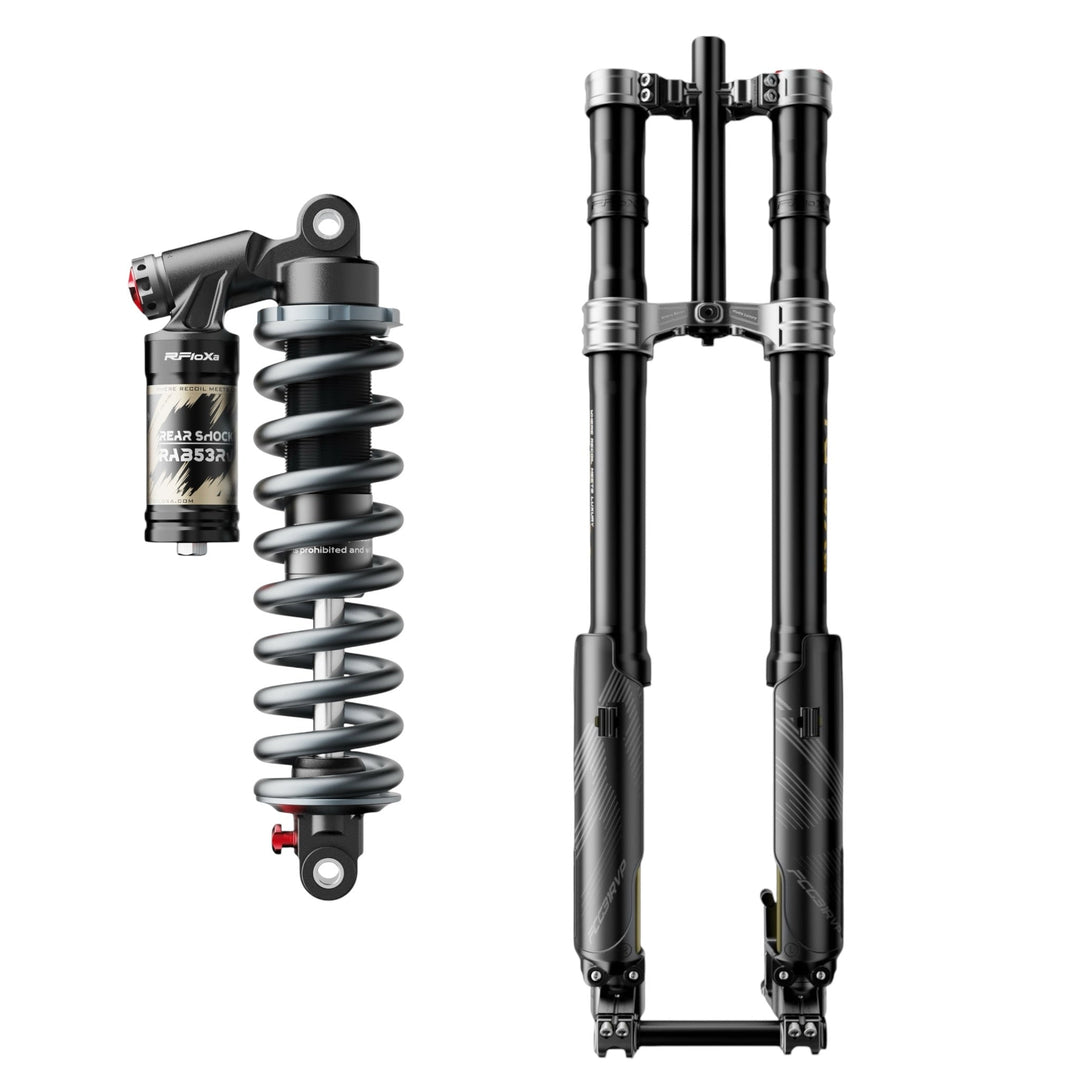 RFloXa Fahrwerksbundle 228mm fuer Surron mit Hawk 31 Pro und RAB53RV
