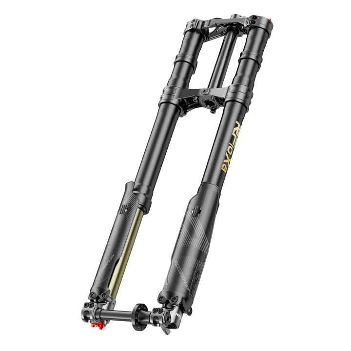 RFloXa Hawk 31 Max Federgabel fuer Surron Lightbee Seitenansicht
