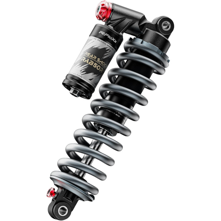 Seitenansicht RFloXa RAB50RC Daempfer fuer Surron und E-Ride Pro
