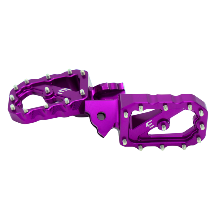 Talaria MX5 Fußrasten verstärkt 7075 Aluminium Lila