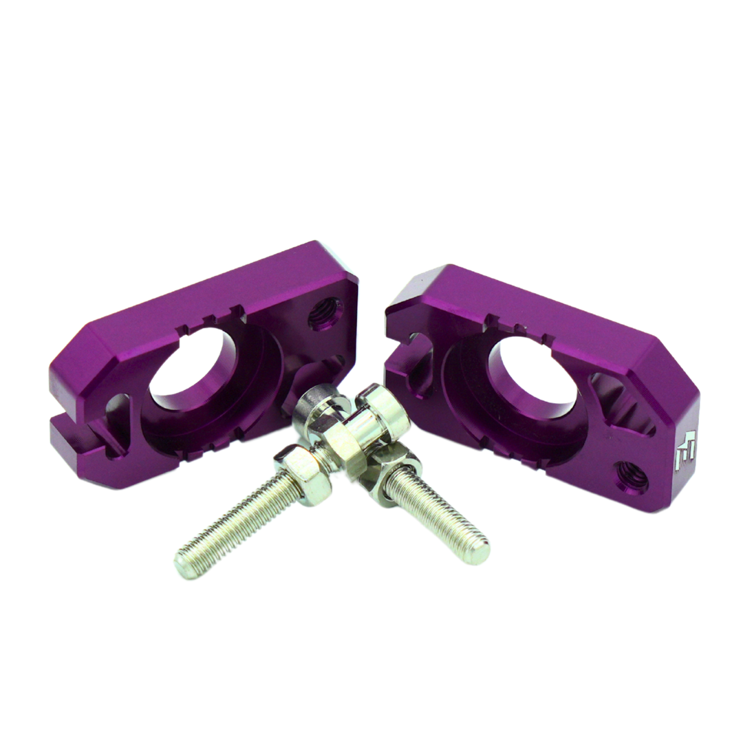 Talaria MX5 Kettenspanner CNC Aluminium Lila