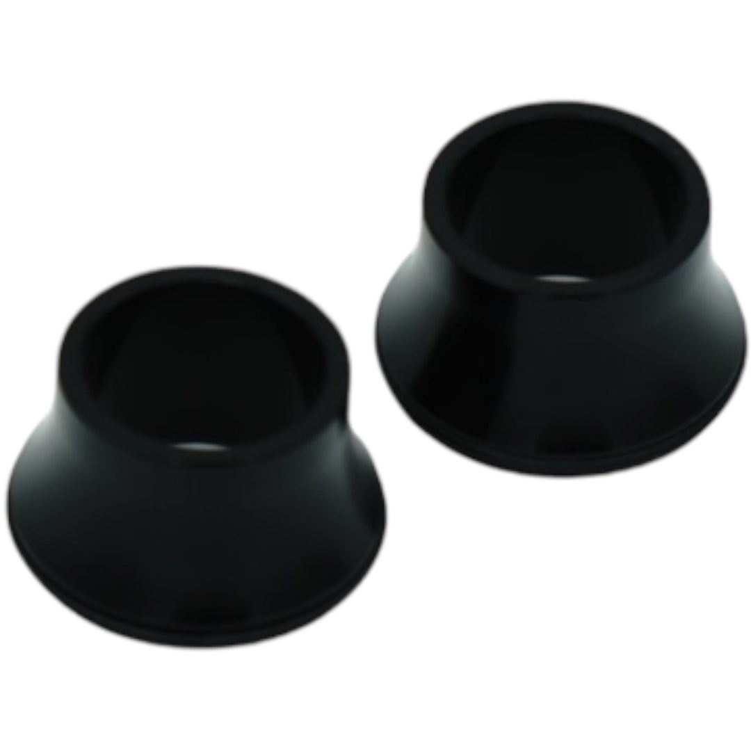 Schwarze Vorderrad Spacer aus CNC-Aluminium für E-Ride Pro
