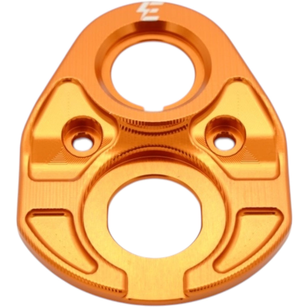CNC-gefräste Zündschlossabdeckung in Orange – für E-Ride Pro SS & SR
